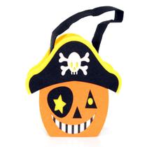 Bolsa de Abóbora Pirata Acessório para Halloween Bolsa de Abóbora Pirata Acessório para Halloween