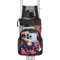 Bolsa de acessórios Crutch FINPAC resistente à água com suporte para bebidas