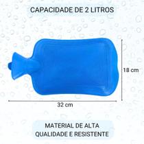 Bolsa De água quente 2 Litros Supermedy azul