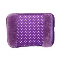 Bolsa de Água Quente Elétrica Recarregável 500W - Aquecedor de Mãos com Padrão de Pontos