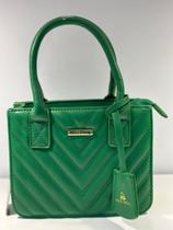 Bolsa de alça feminina na cor verde Bolsa de alça feminina na cor verde