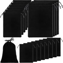 Bolsa de Almacenamiento Junkin para Juguetes Adultos con Cordón, 18 piezas, color negro