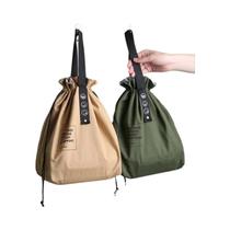 Bolsa De Almoço Portátil De Lona, Caixa Bento, Bolsa De Mão Para Piquenique Ao Ar Livre, Contêiner