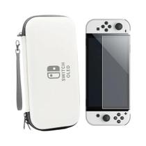Bolsa De Armazenamento 6 Em 1 Para Switch OLED Com Protetor De Tela De Vidro Temperado E Capas Para