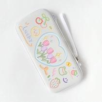 Bolsa de Armazenamento à Prova d'Água para Nintendo Switch - Design de Flor de Tulipa