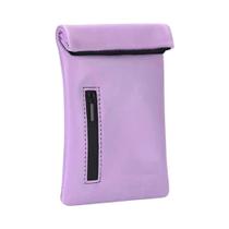 Bolsa De Armazenamento À Prova De Cheiro Em Couro PU Tamanho Pocket Para Casa E Viagem Acessórios