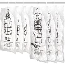 Bolsa de armazenamento a vácuo Meetall Hanging, pacote com 6 cabides, 67x90/110 cm