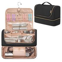 Bolsa de armazenamento Airwrap grande Yarwo Travel Case preta 38x14x25cm Bolsa de armazenamento Airwrap grande Yarwo Travel Case preta 38x14x25cm