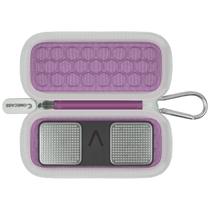 Bolsa de armazenamento Case Comecase KardiaMobile EKG roxa