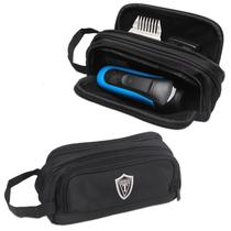 Bolsa de Armazenamento Damero para Grooming Masculino - Preta