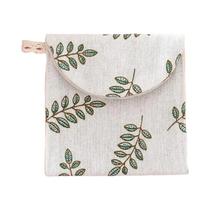 Bolsa De Armazenamento De Algodão E Linho Transparente E Fofa Para Absorventes Menstruais Para