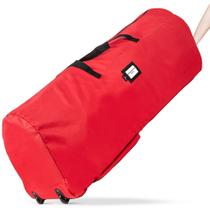 Bolsa de armazenamento de árvore de Natal Handy Laundry Rolling 9 pés vermelha
