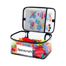 Bolsa De Armazenamento De Brinquedos Em PVC Transparente De Grande Capacidade Com Bolso Para