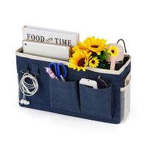 Bolsa de armazenamento de cabeceira Bedside Caddy Loghot pendurada em azul marinho Bolsa de armazenamento de cabeceira Bedside Caddy Loghot pendurada em azul marinho