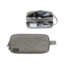 Bolsa De Armazenamento De Cabo De Camada Dupla, Organizador De Gadget Usb De Viagem, Kit De Bolsa De