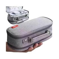 Bolsa De Armazenamento De Caneta De 4 Camadas De Grande Capacidade Estojo De Lápis Caixa De