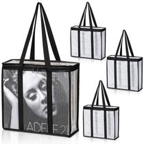 Bolsa de armazenamento de discos de vinil Facmogu, pacote com 3 para 110 álbuns