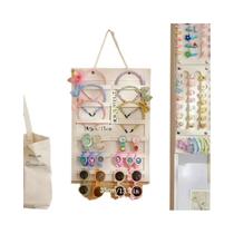Bolsa De Armazenamento De Joias Em Feltro Para Mulheres, Organizador De Clips De Cabelo, Anéis E Bolsa De Armazenamento De Joias Em Feltro Para Mulheres, Organizador De Clips De Cabelo, Anéis E