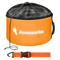 Bolsa de armazenamento de mangueira RV Tecreddy 46x46x25 cm, laranja impermeável