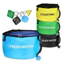 Bolsa de armazenamento de mangueiras RV RINBOU para mangueiras de esgoto de água doce/preta