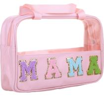 Bolsa de armazenamento de produtos de higiene pessoal cosméticos CRUOXIBB Chenille Stuff-Black Bolsa de armazenamento de produtos de higiene pessoal cosméticos CRUOXIBB Chenille Stuff-Black