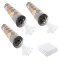 Bolsa de armazenamento de tapetes Belinlen Giant Plastic 66 cm x 330 cm, pacote com 3