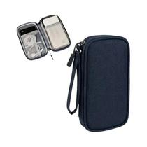 Bolsa De Armazenamento Digital Compacta E Leve De Dupla Camada Para Cabos De Dados, Power Banks E