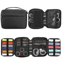 Bolsa de armazenamento Fintie Watch Bands Organizer Travel Black