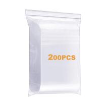 Bolsa de armazenamento LISM 200, pacote de 6 x 8 cm, transparente, refechável, zíper de 4 mil Bolsa de armazenamento LISM 200, pacote de 6 x 8 cm, transparente, refechável, zíper de 4 mil