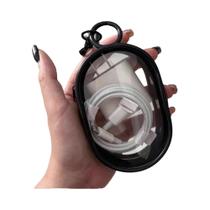 Bolsa De Armazenamento Mini Transparente Portátil Com Zíper, Estojo Multifuncional Para Fones De