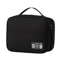 Bolsa De Armazenamento Multifuncional Para Viagem Para Eletrônicos, Fones De Ouvido, Cabos De Dados,