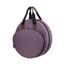 Bolsa De Armazenamento Para Bordado Em Ponto Cruz Roxa Com Zíper E Bolsos Bolsa De Armazenamento Para Bordado Em Ponto Cruz Roxa Com Zíper E Bolsos