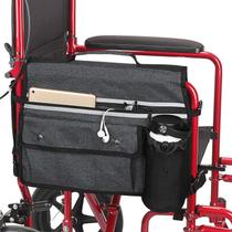 Bolsa de armazenamento para cadeira de rodas HSGEZUOQI Bolsa de apoio de braço dupla face Bolsa de armazenamento para cadeira de rodas HSGEZUOQI Bolsa de apoio de braço dupla face