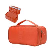 Bolsa De Armazenamento Portátil Multifuncional Para Viagem, Organizador De Sutiã E Roupa Íntima,