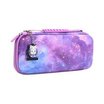 Bolsa de Armazenamento Portátil para Nintendo Switch - 14 Acessórios - Edição Galaxy Purple