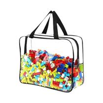 Bolsa De Armazenamento Transparente À Prova d'Água Em PVC Com Zíper Para Brinquedos, Praia, Bolsa De Armazenamento Transparente À Prova d'Água Em PVC Com Zíper Para Brinquedos, Praia,