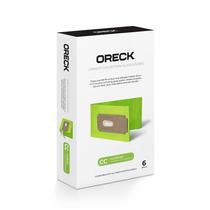 Bolsa de aspirador Oreck Type CC AK1CC6A, pacote com 6 unidades, verde
