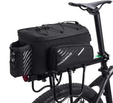 Bolsa de bagagem de bicicleta ROCK BROS 13L para bicicleta elétrica com capa de chuva