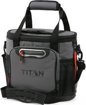 Bolsa de balde isolada Cooler Titan Deep Freeze de 24 latas cinza