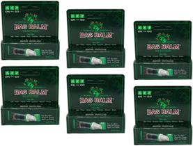 Bolsa de bálsamo hidratante, bálsamo, tubo de 10 ml para viagem (pacote com 6)