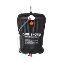 Bolsa De Banho Solar Dobrável De 20/40L Para Camping Compacta