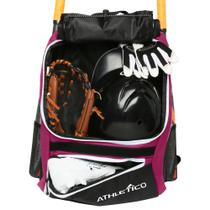 Bolsa de bastão de beisebol Mochila atlética para beisebol e softball
