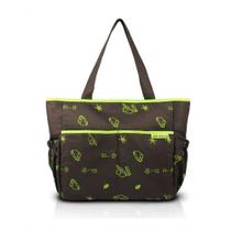 Bolsa De Bebê Estampada Mama & Me Jacki Design Marrom/verde Bolsa De Bebê Estampada Mama & Me Jacki Design Marrom/verde