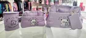 Bolsa de bebê feminina lilas