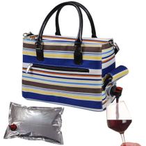 Bolsa de bebidas isolada Primeware com bolsa de bexiga de 3 litros azul Bolsa de bebidas isolada Primeware com bolsa de bexiga de 3 litros azul