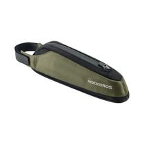 Bolsa De Bicicleta Ultraleve Refletiva ROCKBROS Em Nylon Para Tubo Superior, Acessório Para MTB E