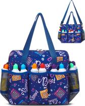 Bolsa de bingo FOKDUVB Bolsa de bingo com bolsos para Daubers Blue