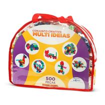 Bolsa de Blocos Conjunto Criativo Multi Ideias 500 peças 14535 Bolsa de Blocos Conjunto Criativo Multi Ideias 500 pecas 14535 Bolsa de Blocos Conjunto Criativo Multi Ideias 500 peças 14535 Bolsa de Blocos Conjunto Criativo Multi Ideias 500 pecas 14535