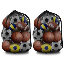 Bolsa de bola esportiva BROTOU de malha extra grande para futebol, futebol