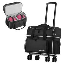 Bolsa de boliche VEVOR 2 Ball Four Roller com rodas Bolsa de boliche VEVOR 2 Ball Four Roller com rodas